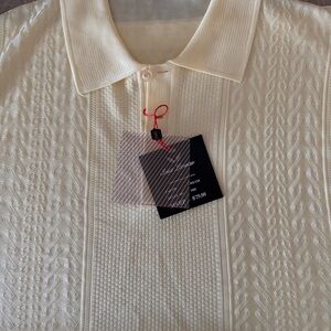 Elegant Cream Men's Shirt